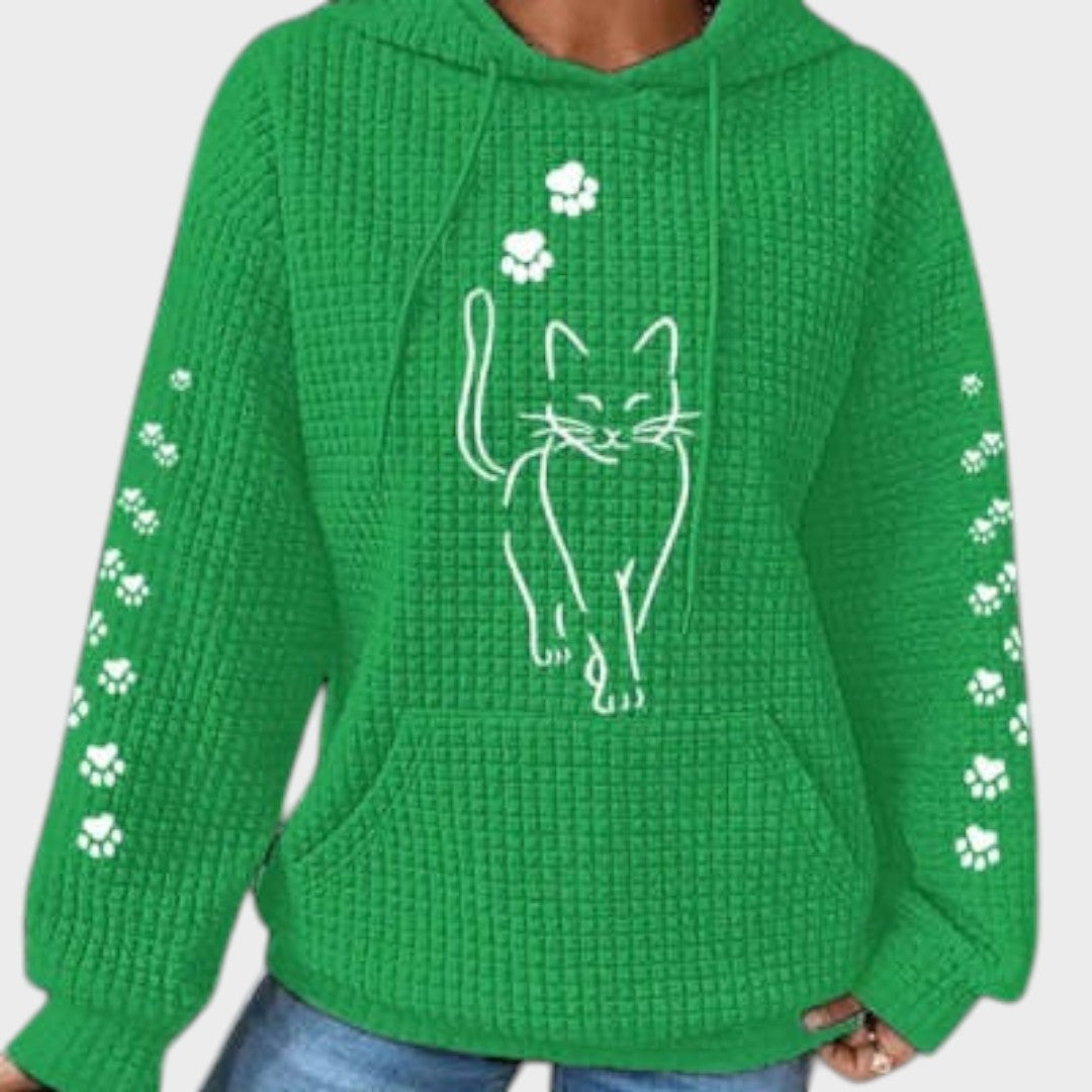 Fatinha | Cat Print Sweater
