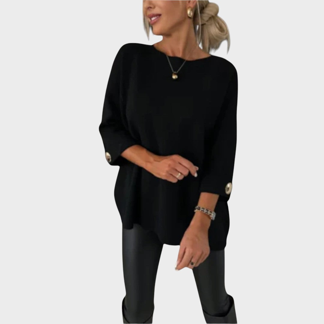 Adelaide | Knitted Sweater with Buttons