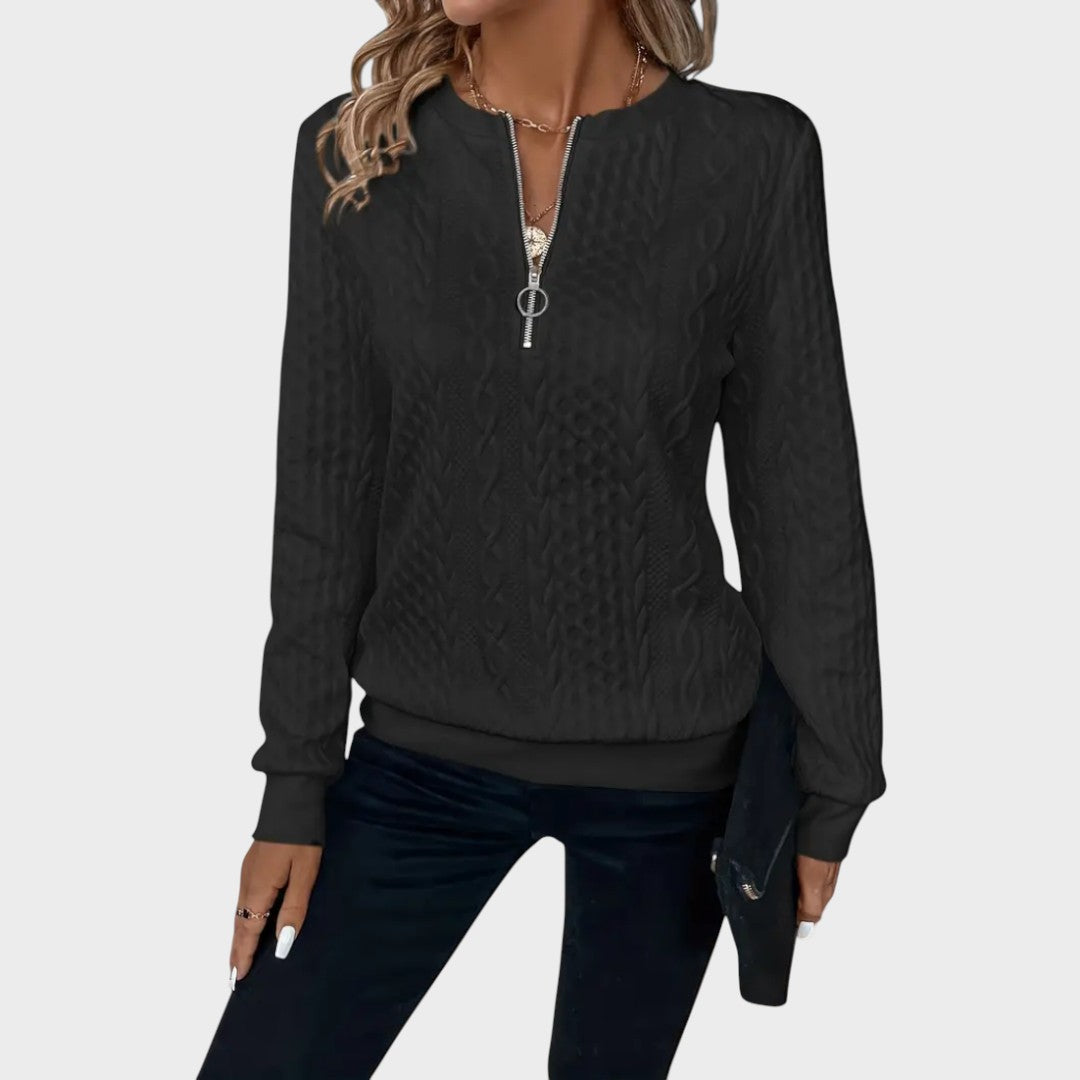 Zulmira | Zip Knit Sweater