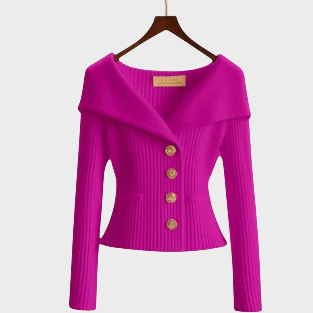 Nicole | Elegant Ribbed Cardigan
