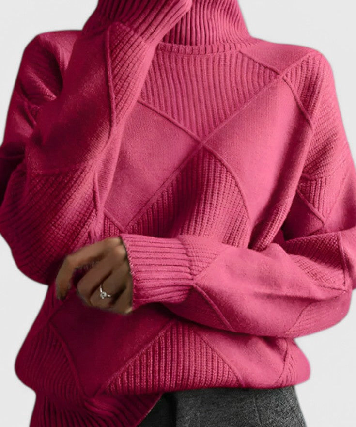 Jasmine Cashmere High Neck Jumper