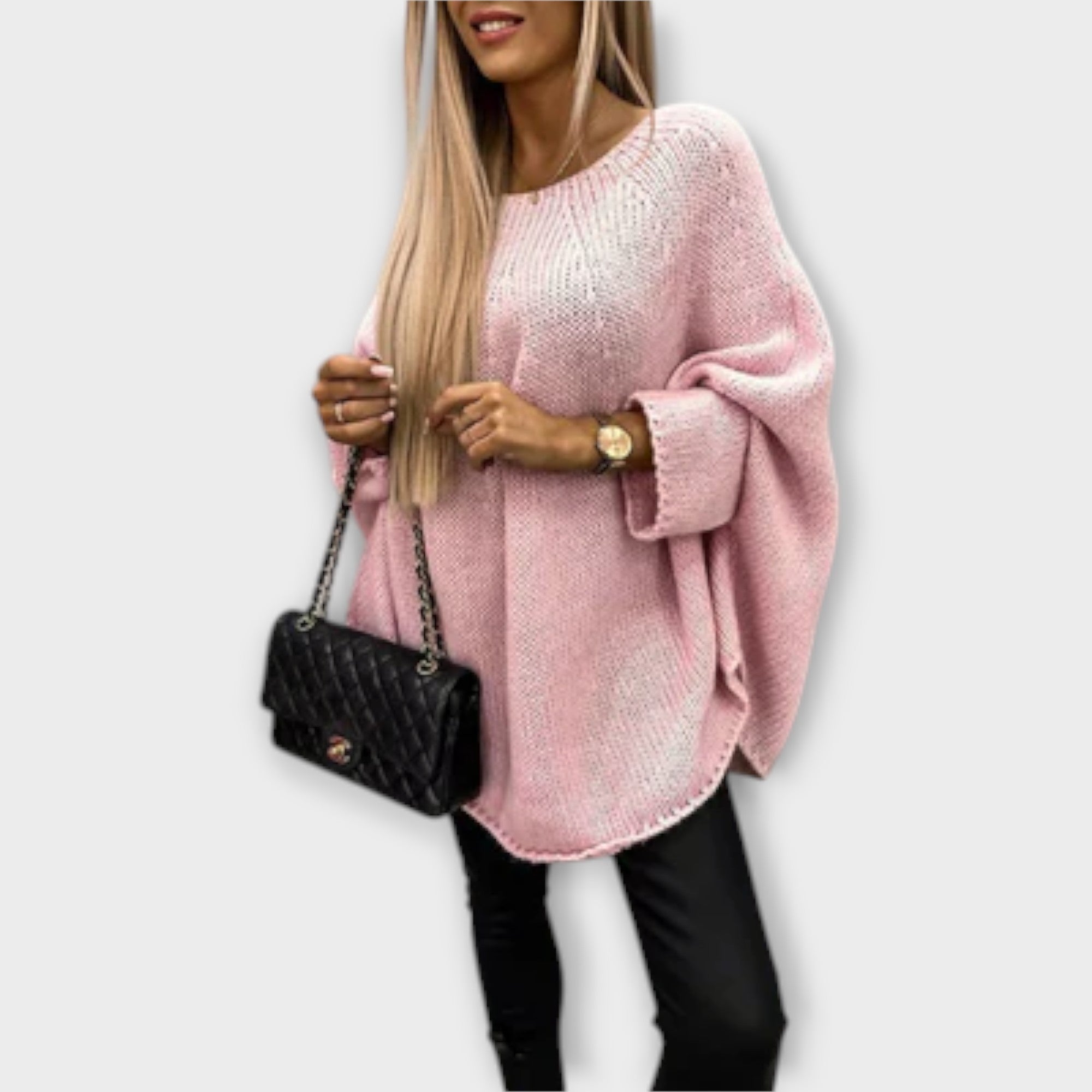 Isabelle - Elegantní dámský svetr s kulatým krkem