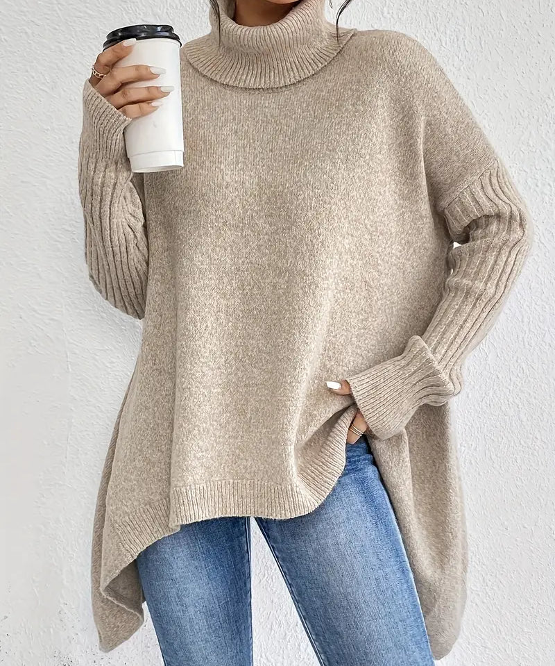 Paola - HIGH NECK MAXI JUMPER