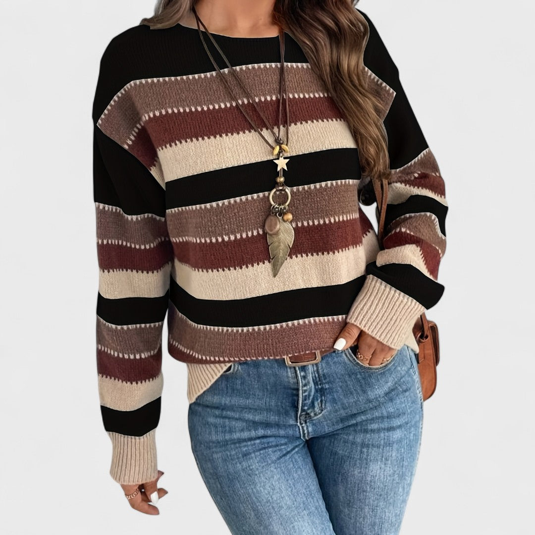 Maryanna - Dámský vintage svetr v ležérním stylu