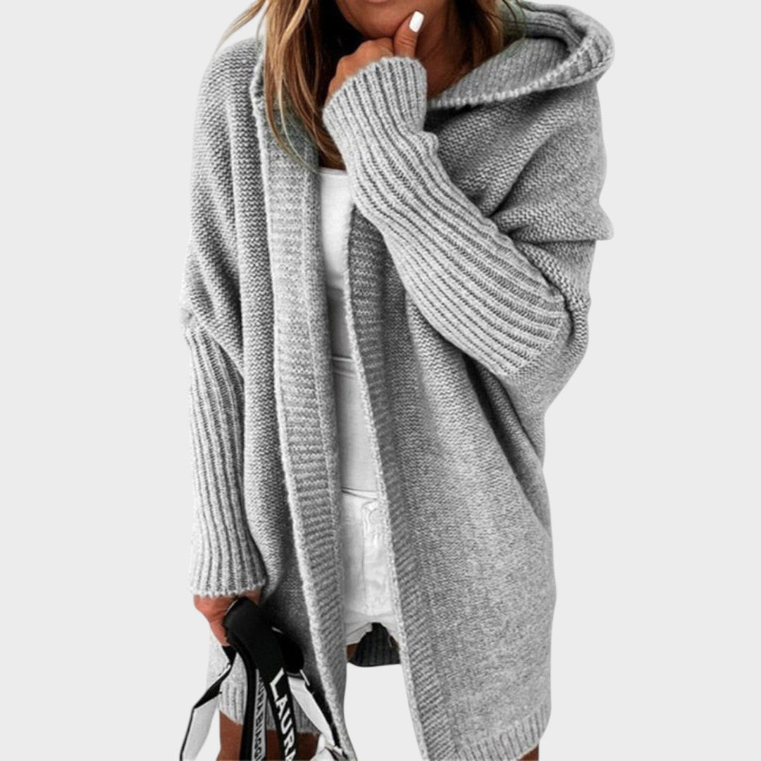 Marcela | Oversized Pletený Kardigan s Kapucí