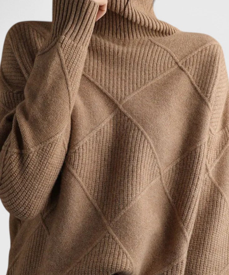 Jasmine Cashmere High Neck Jumper