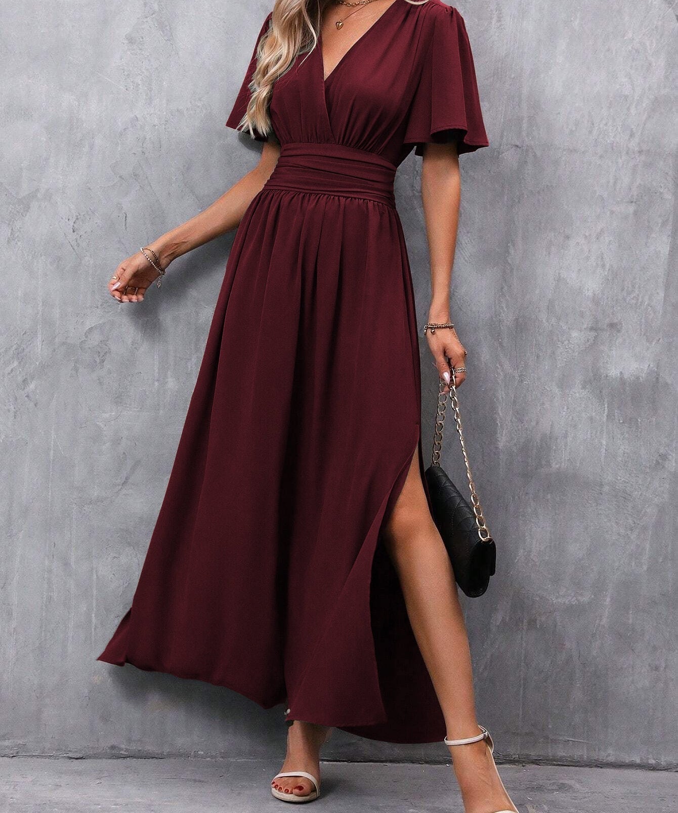 Eterna – elegantní maxi šaty černé