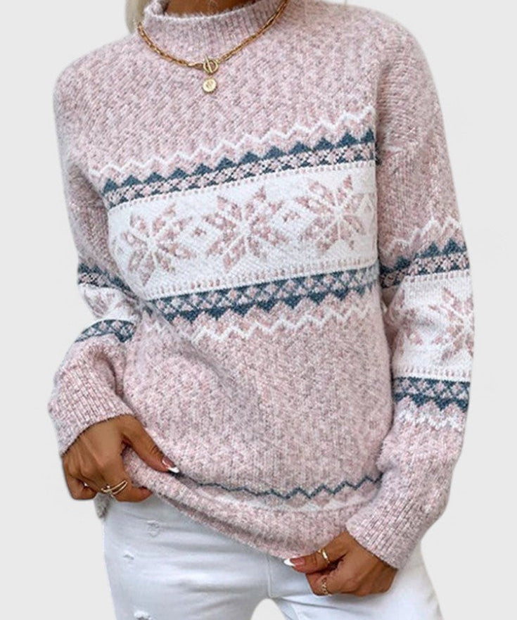 Elegant Snowflake Jumper