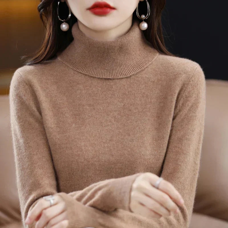 Amara | Cashmere Roll Neck Jumper