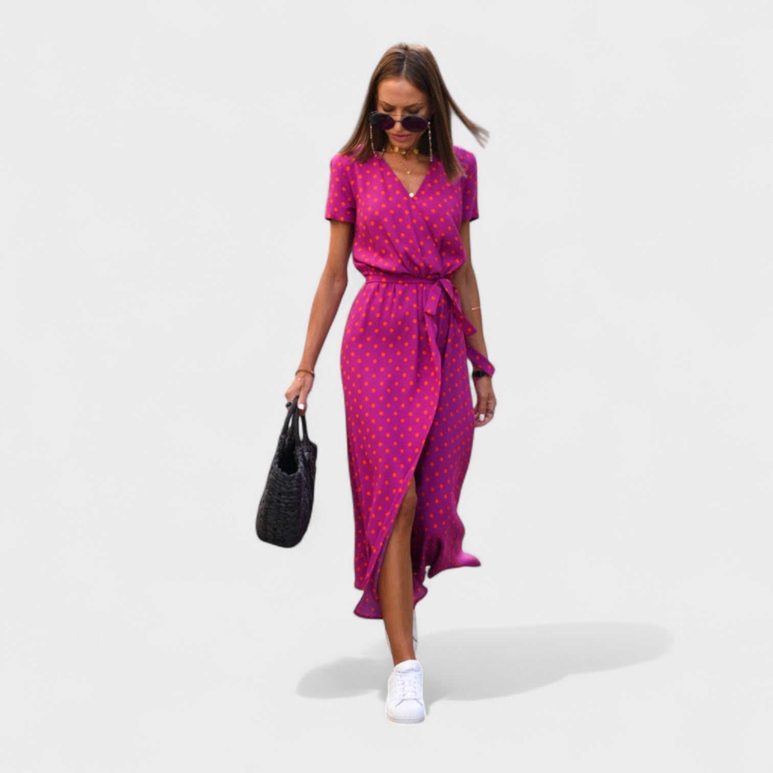 Růžová lilie – šaty ve stylu Boho Chic