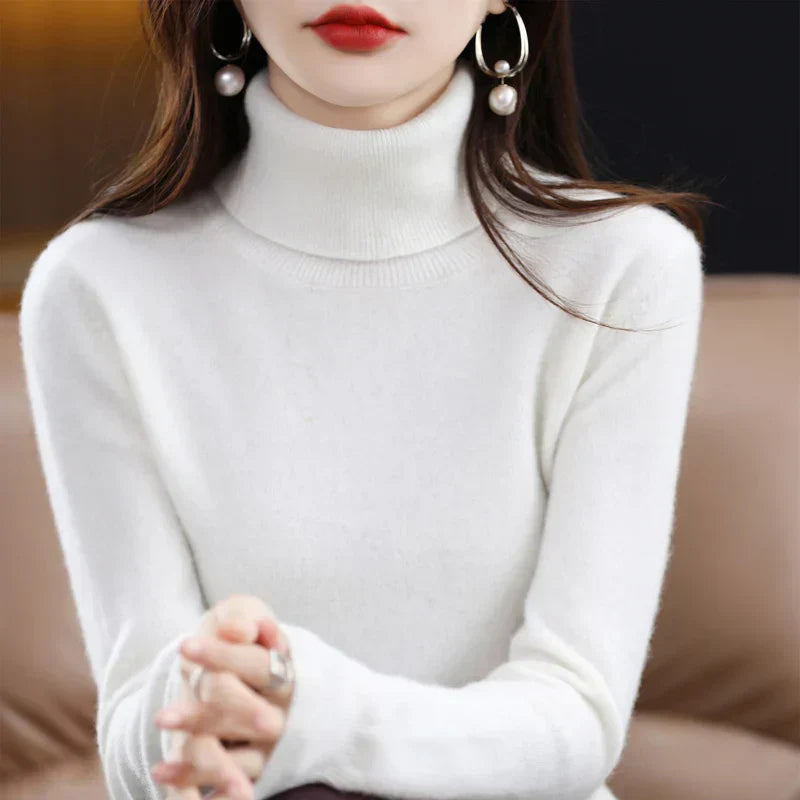Amara | Cashmere Roll Neck Jumper