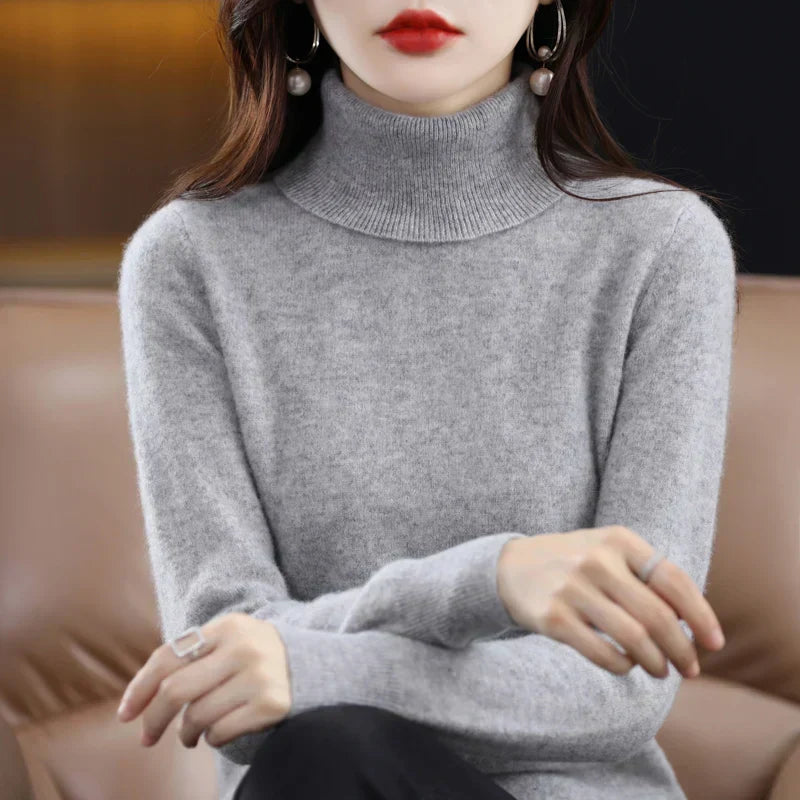 Amara | Cashmere Roll Neck Jumper