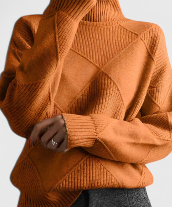 Jasmine Cashmere High Neck Jumper
