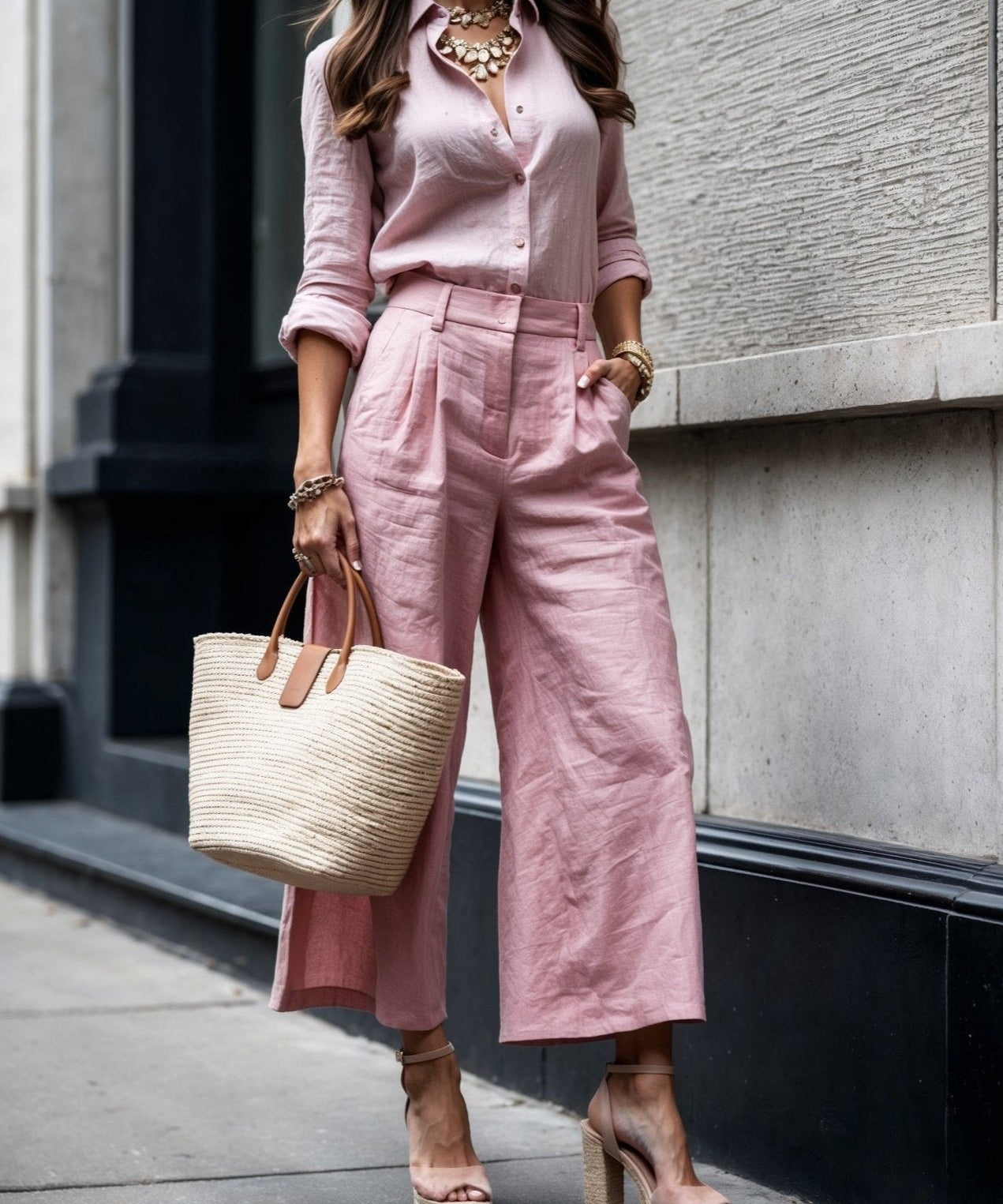 Isadora - Look Casual Chic Růžová