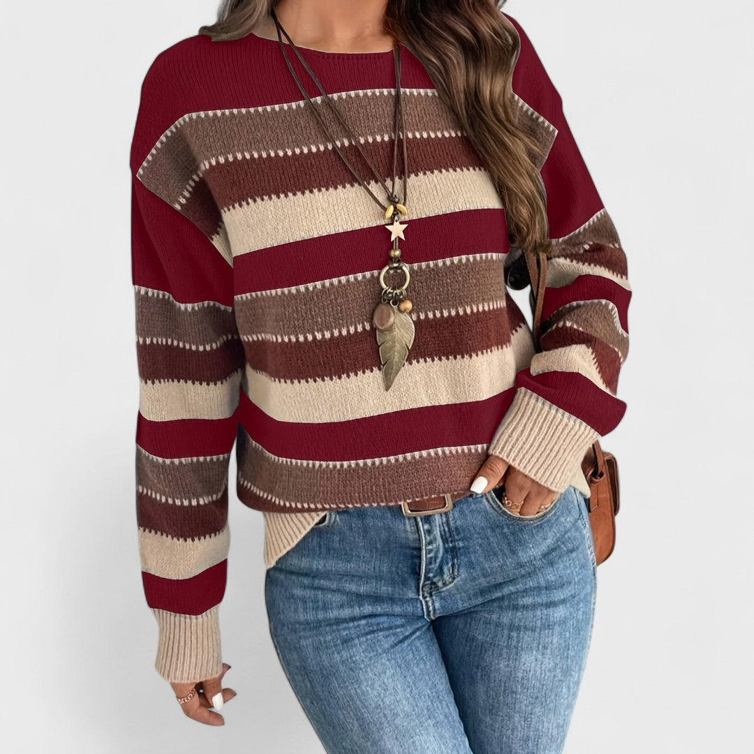 Maryanna - Dámský vintage svetr v ležérním stylu