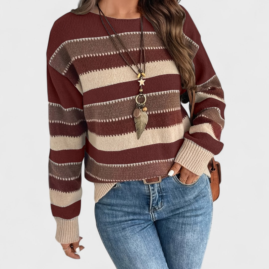 Maryanna - Dámský vintage svetr v ležérním stylu