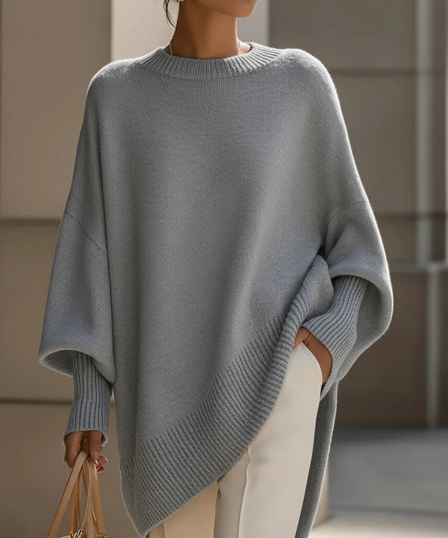 Oversized Sweater Poncho