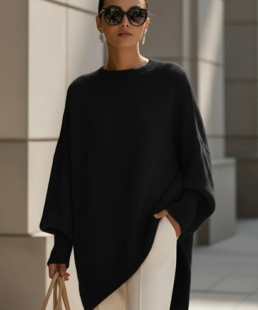 Oversized Poncho Sweater