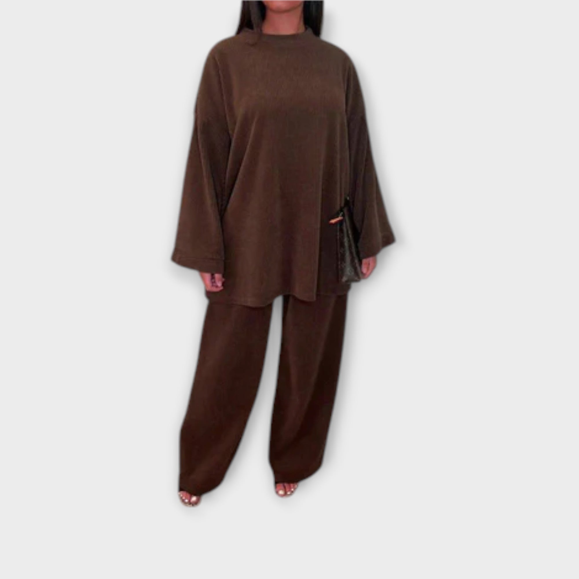 Ingrid - Plus Size Acanalado Set